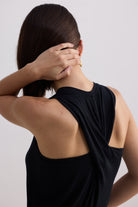 Back to Basics Top in Black Longshot