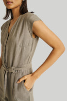 EveningChaiJumpsuitDarkGreen-5