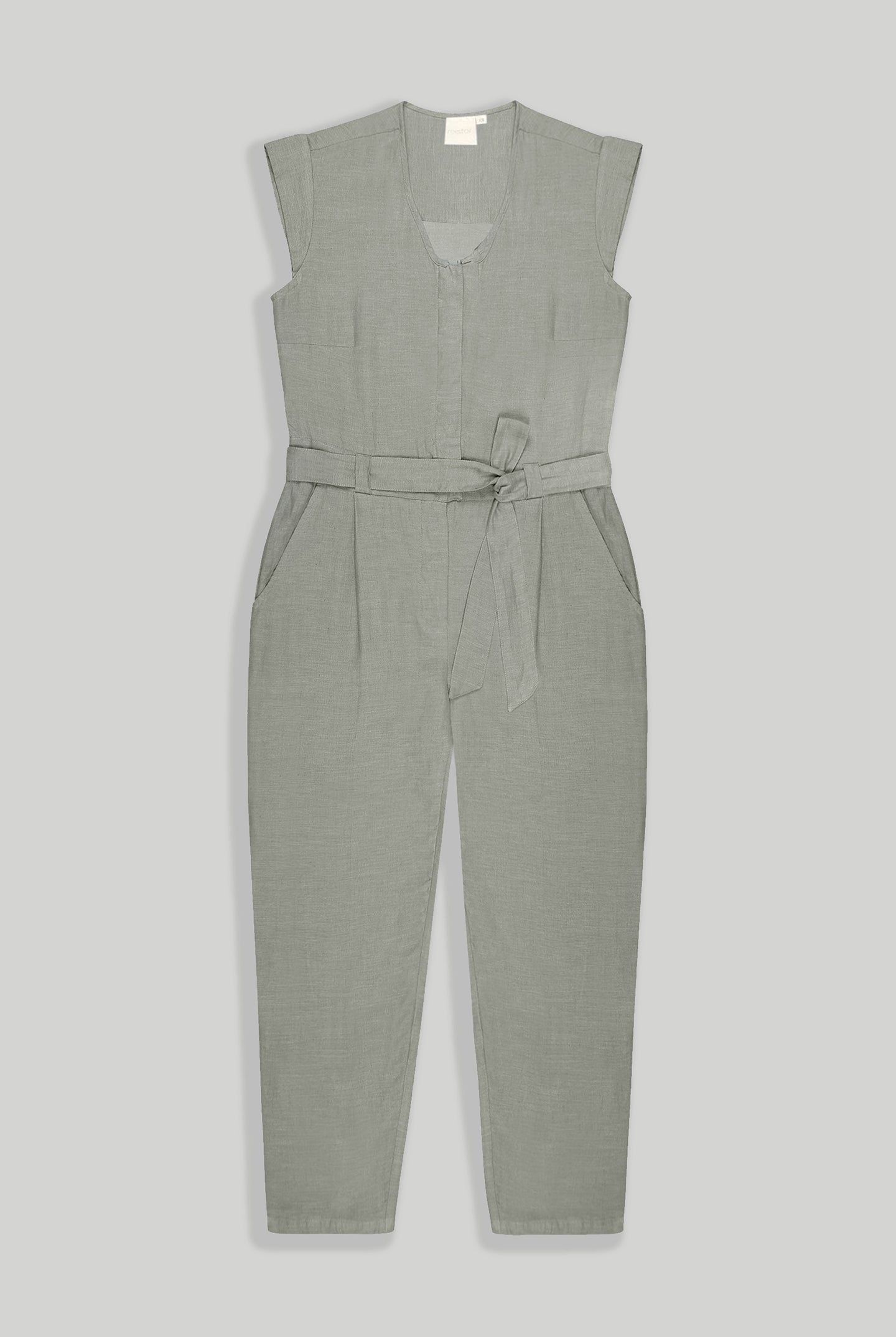 EveningChaiJumpsuitDarkGreen-9