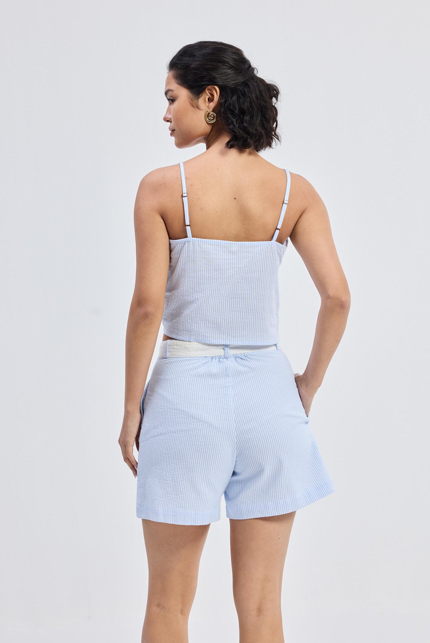 Regular Fit Shorts in Stripes Longshot