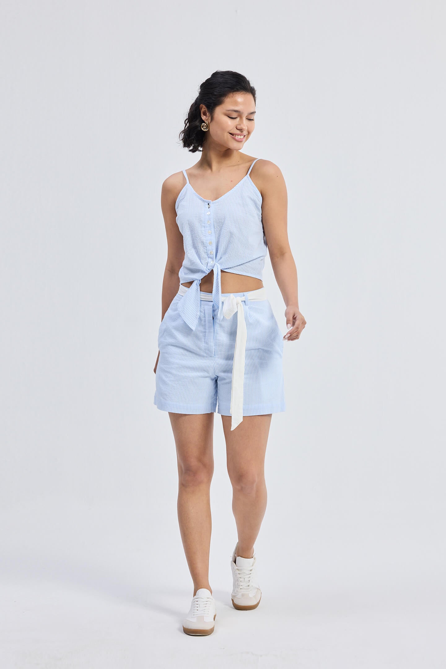 Regular Fit Shorts in Stripes Longshot