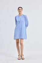 Oversized Tunic Dress with Optional Belt Long Shot