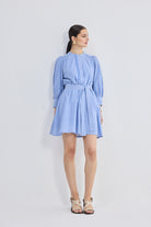 Oversized Tunic Dress with Optional Belt Long Shot
