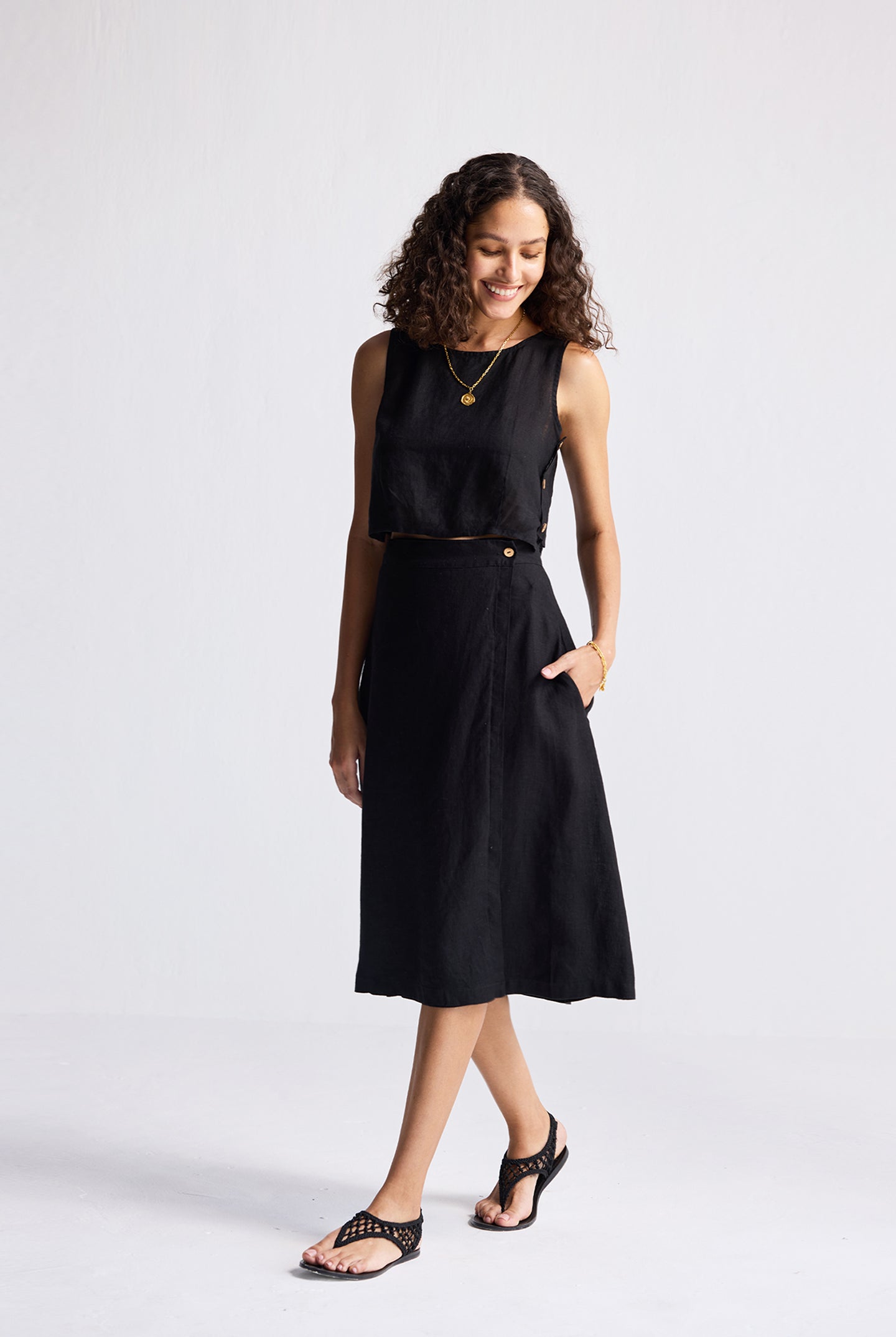 Breezy Summer Set in Black