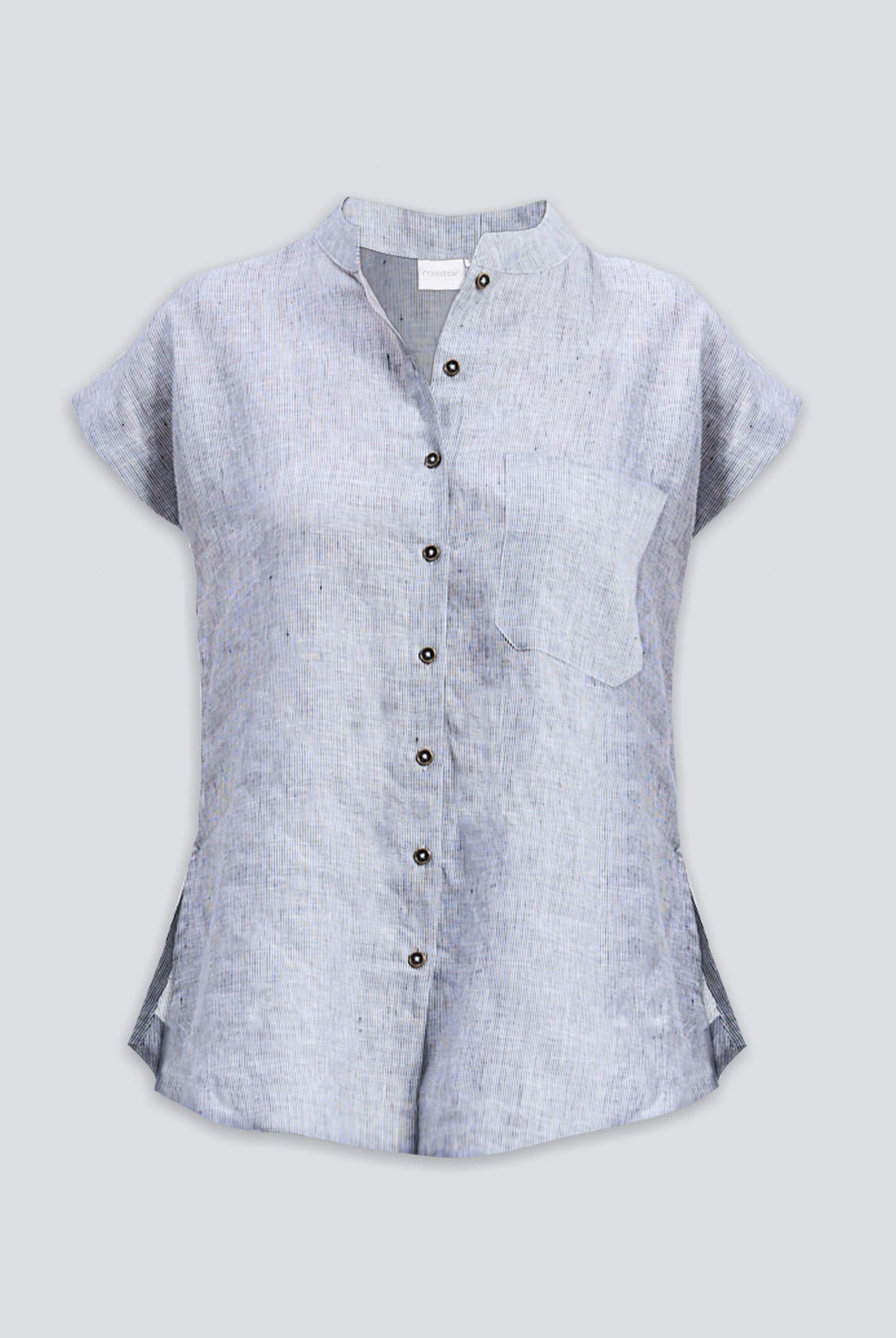 Relaxed-fit Shirt in Linen Stripes