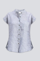 Relaxed-fit Shirt in Linen Stripes