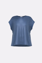 Relaxed Tee in Blue Flat Lay