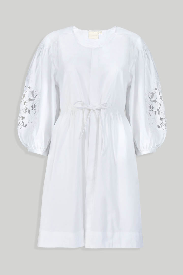 ShirtDresswithBalloonSleevesWhite-7