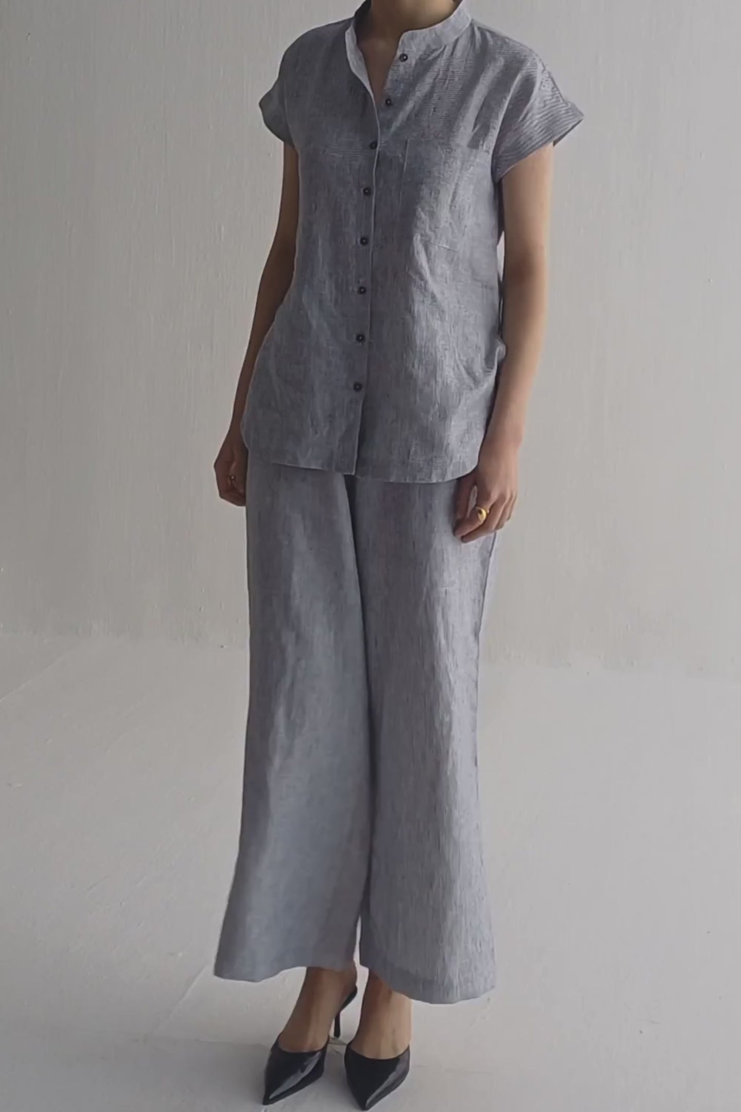 Wide Leg Linen Pants