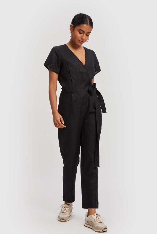 BlackCroppedWrapHempJumpsuit-3