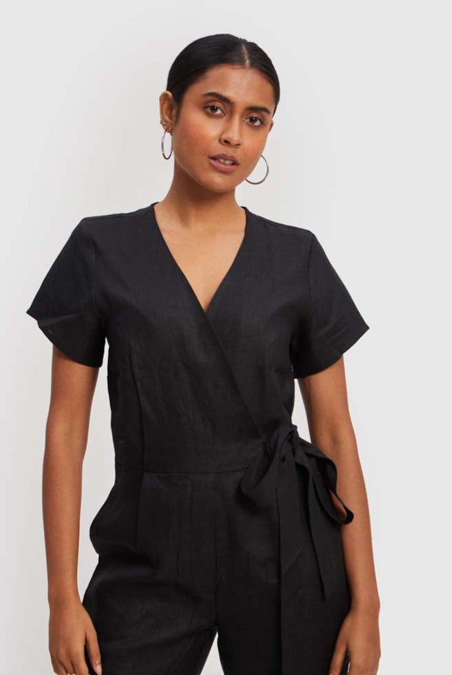 BlackCroppedWrapHempJumpsuit-4