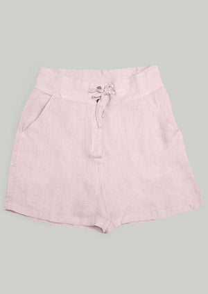 Everyday Drawstring Shorts in Pink