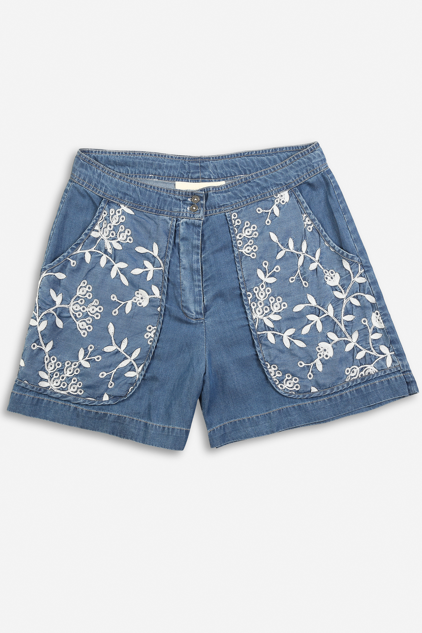 Flowery-Days-Shorts-in-Blue-Denim-6