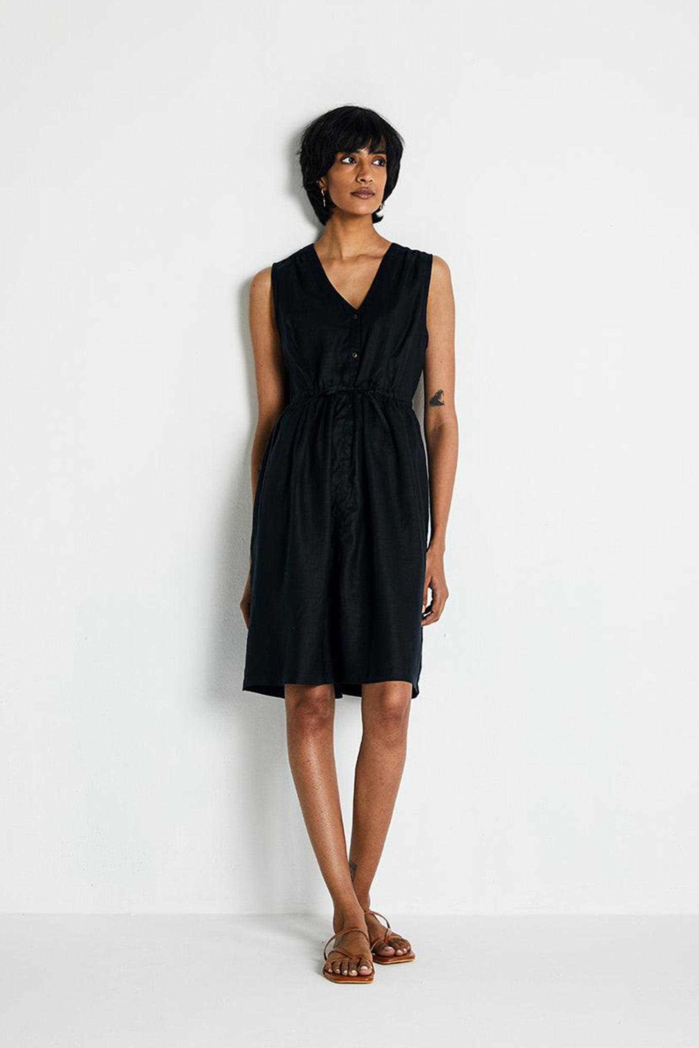 Pina Colada Season Dress in Black