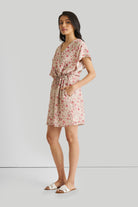 RELAXEDDRAWSTRINGFLORALDRESS5