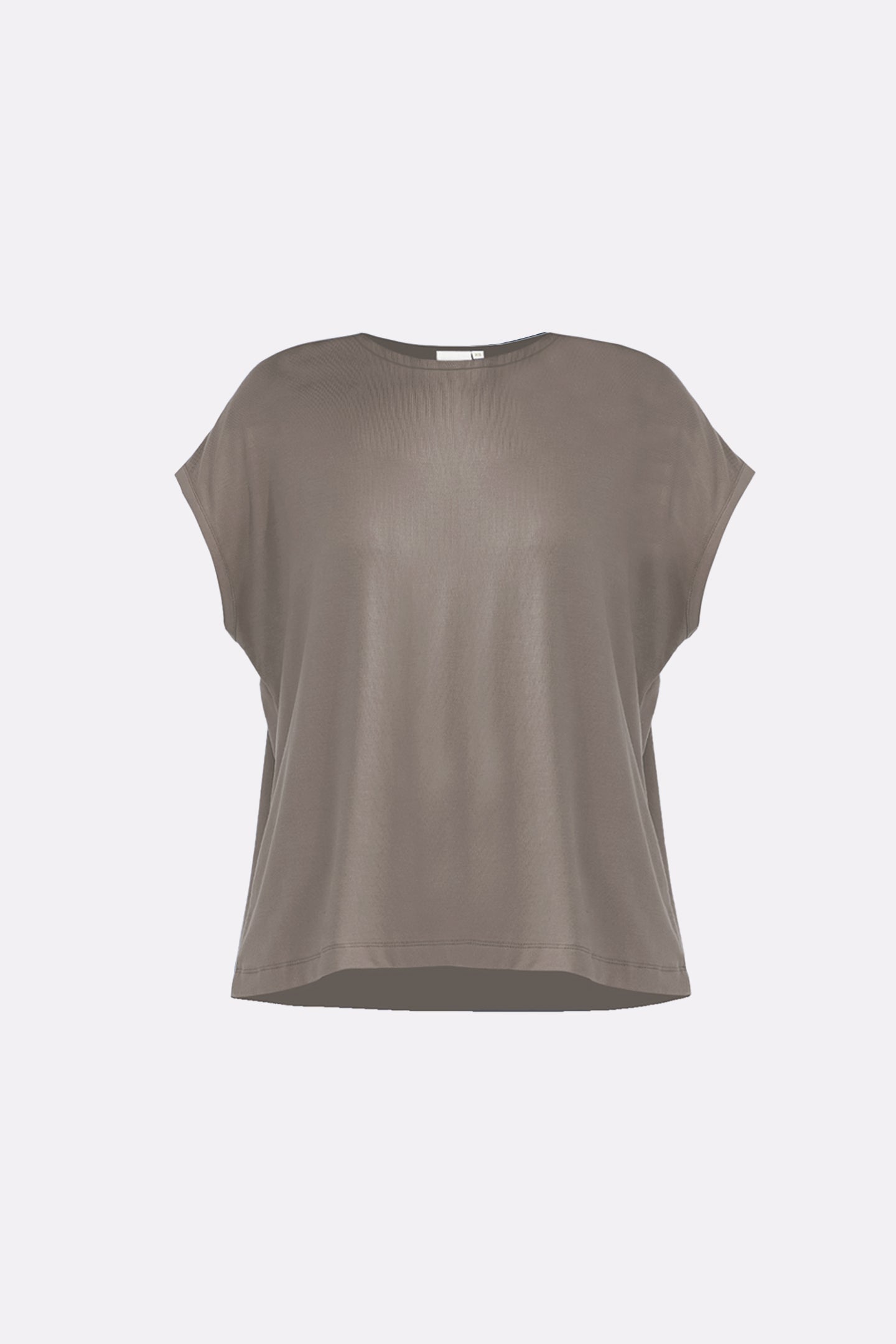Earth grey sleeveless relaxed tee top