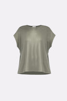 Lightweight olive green relaxed tee for everyday wear