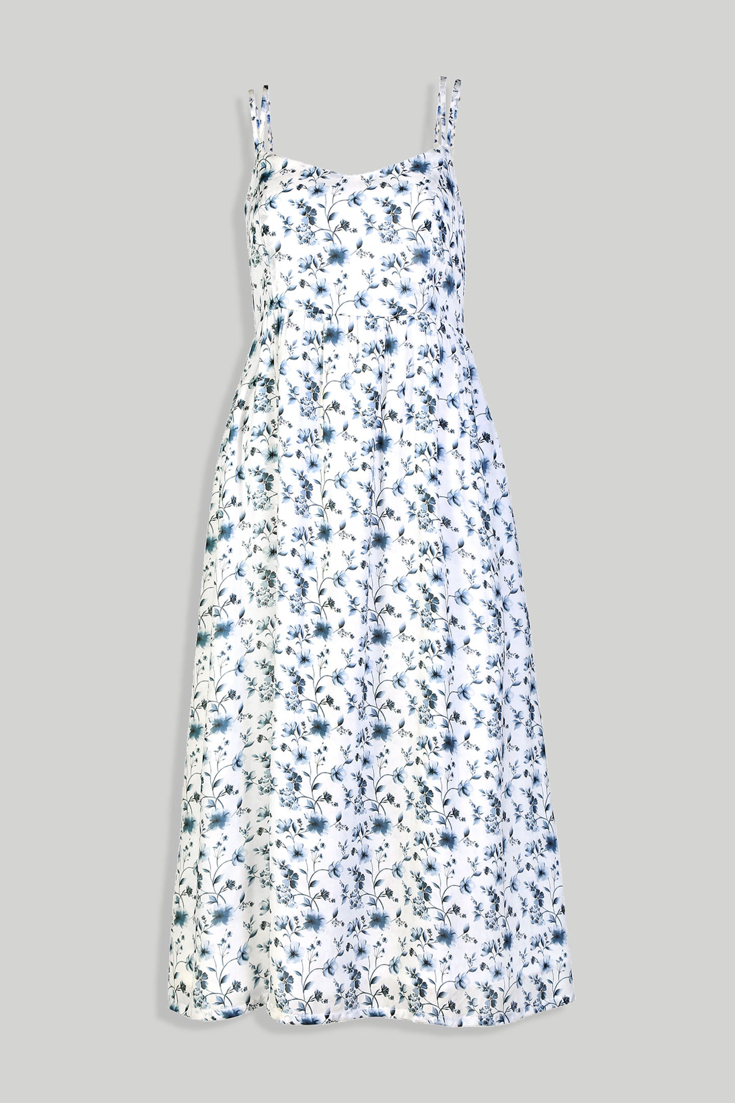 STRAPPYGATHEREDBLUEFLORALMIDIDRESS7