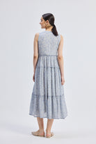 The Perfect Resort Floral Maxi in Periwinkle Blue Longshot