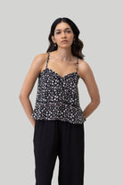 V-neck-Lace-Camisole-in-Black-Florals-1