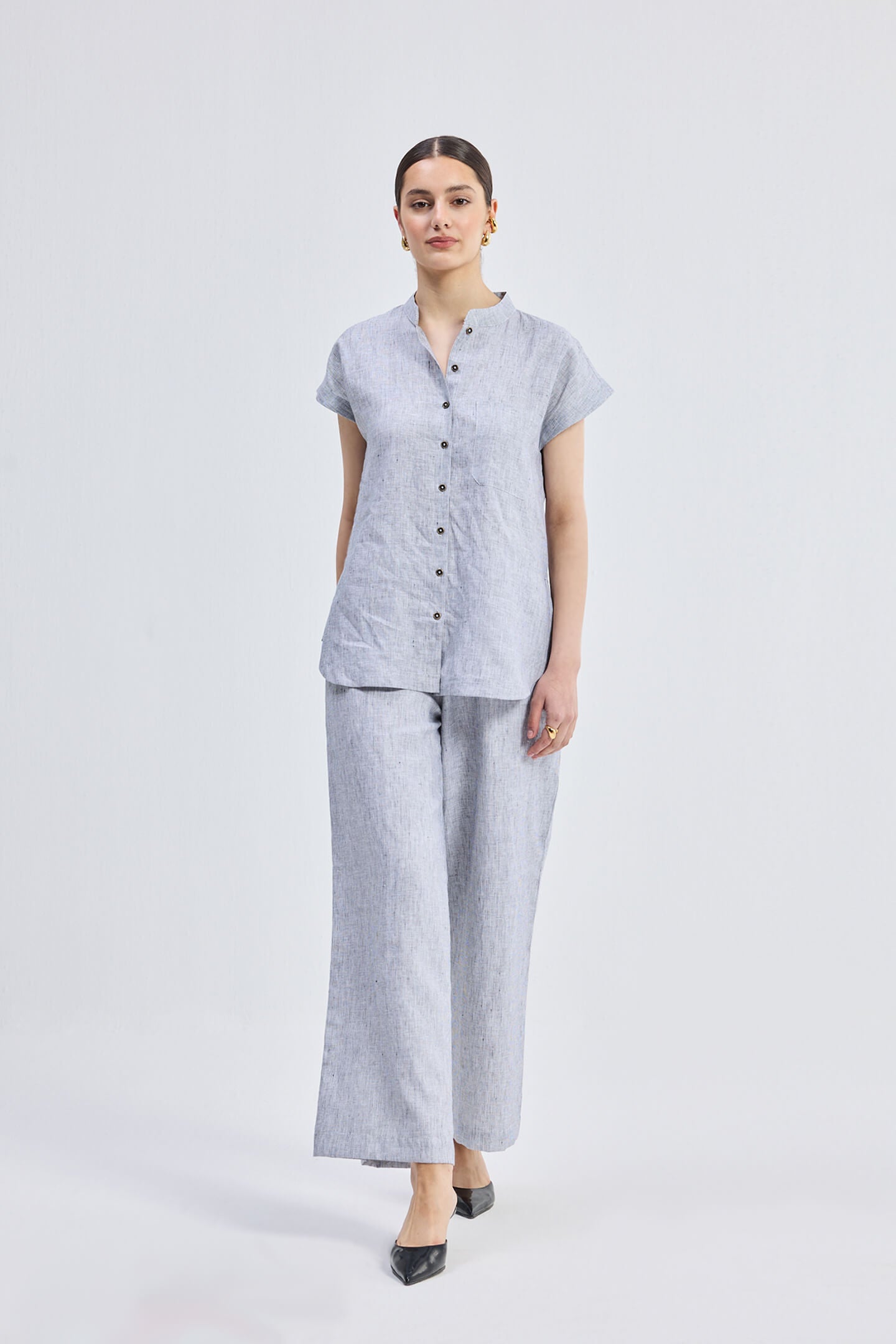 Wide Leg Linen Pants