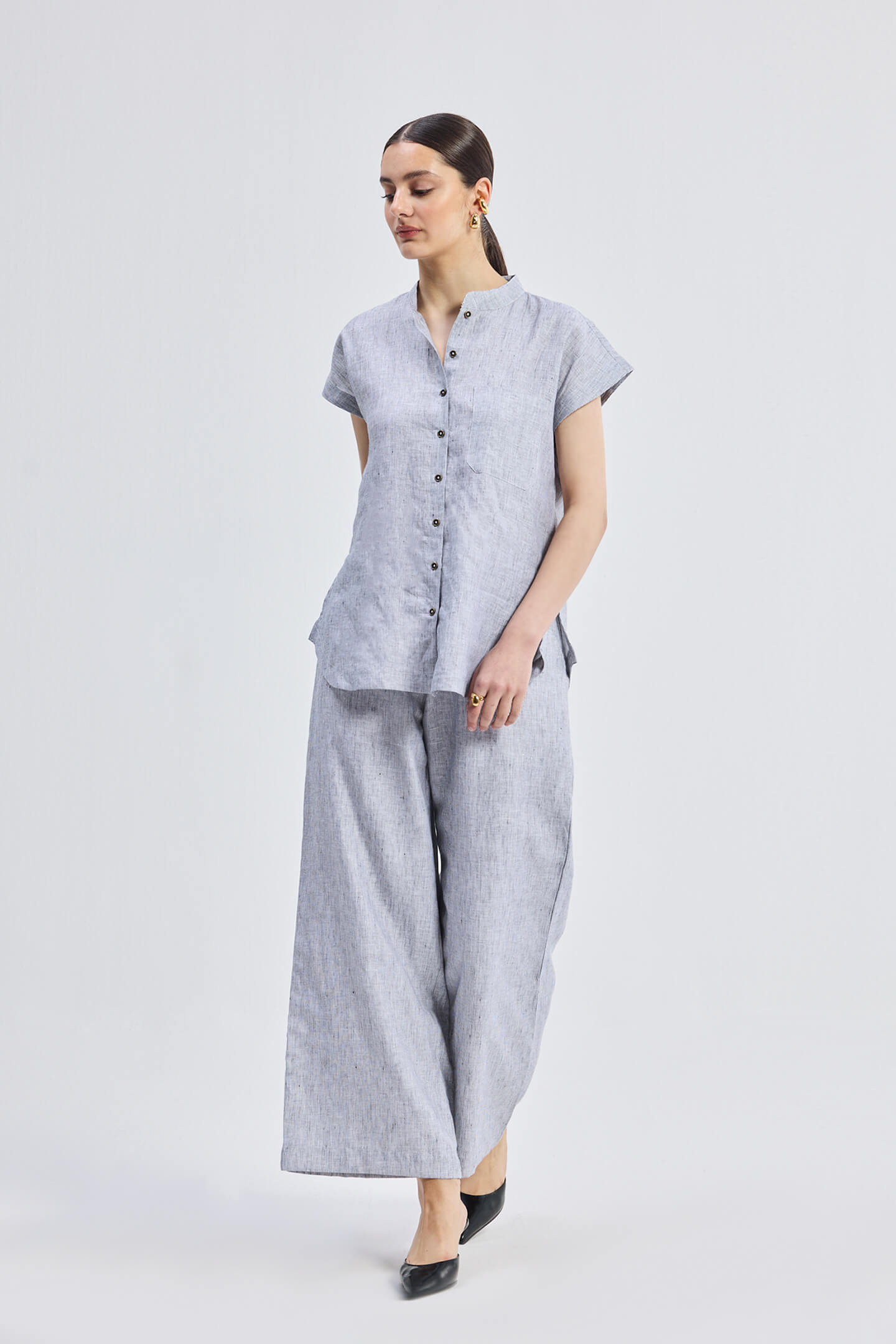 Wide Leg Linen Pants