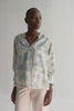 Relaxed-fit Shirt with Drawstring in Animal Print