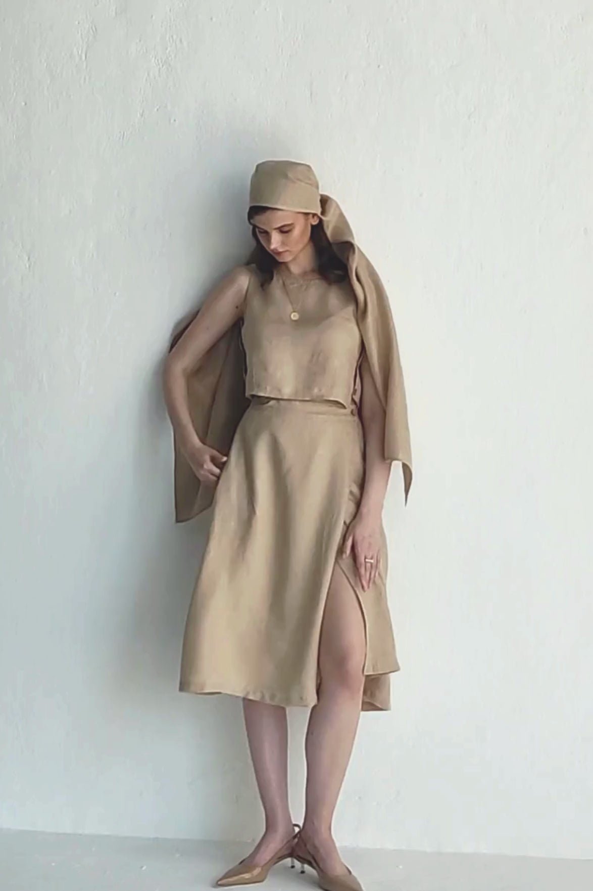 overlap-midi-skirt-in-neutral-beige-video-9