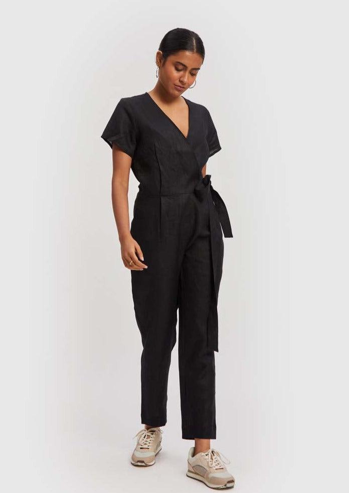 BlackCroppedWrapHempJumpsuit-3